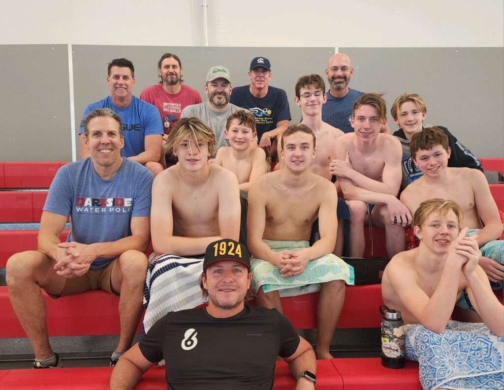 Treasure Valley Water Polo team with Olympian Tony Azevedo.